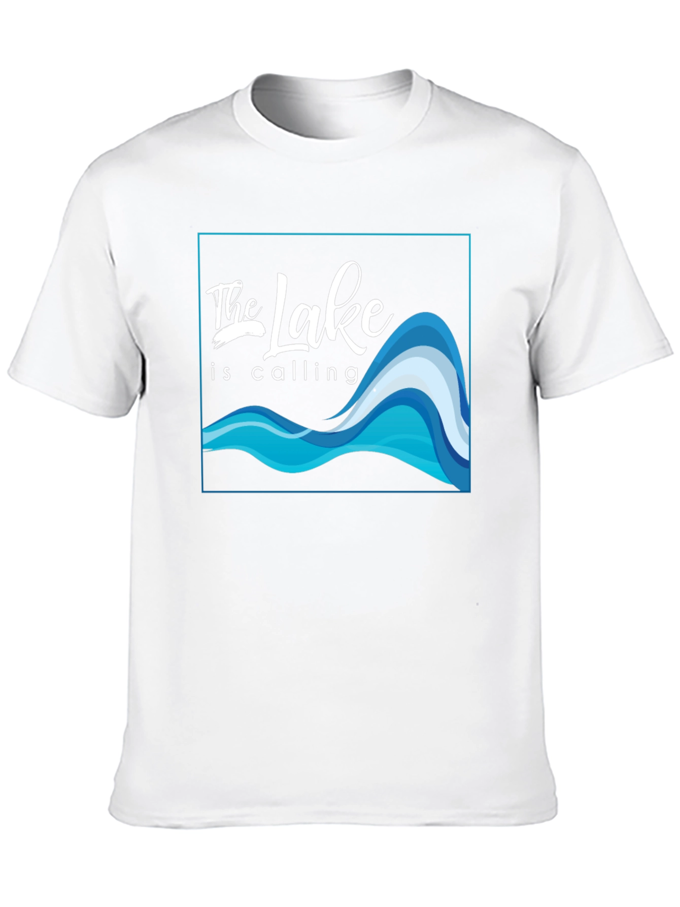 The Lake Is Calling Graphic T-Shirt - Black