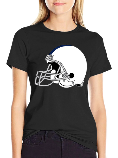 Football Helmet Graphic T-Shirt - Classic Design
