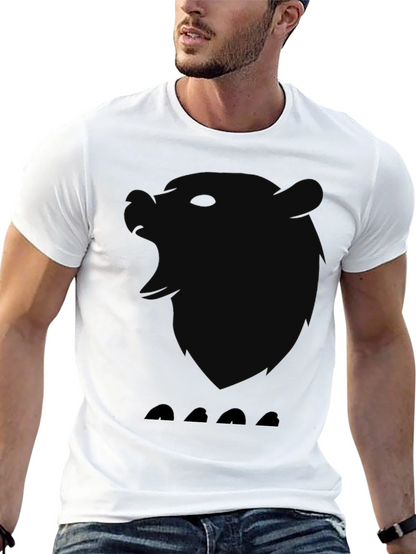 Black Bear Silhouette Graphic T-Shirt