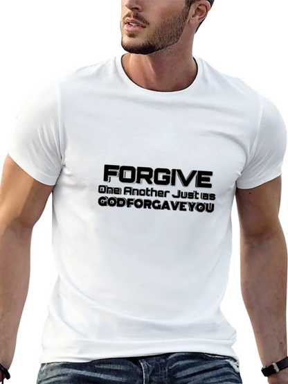 Forgive Graphic T-Shirt - Black Christian Tee
