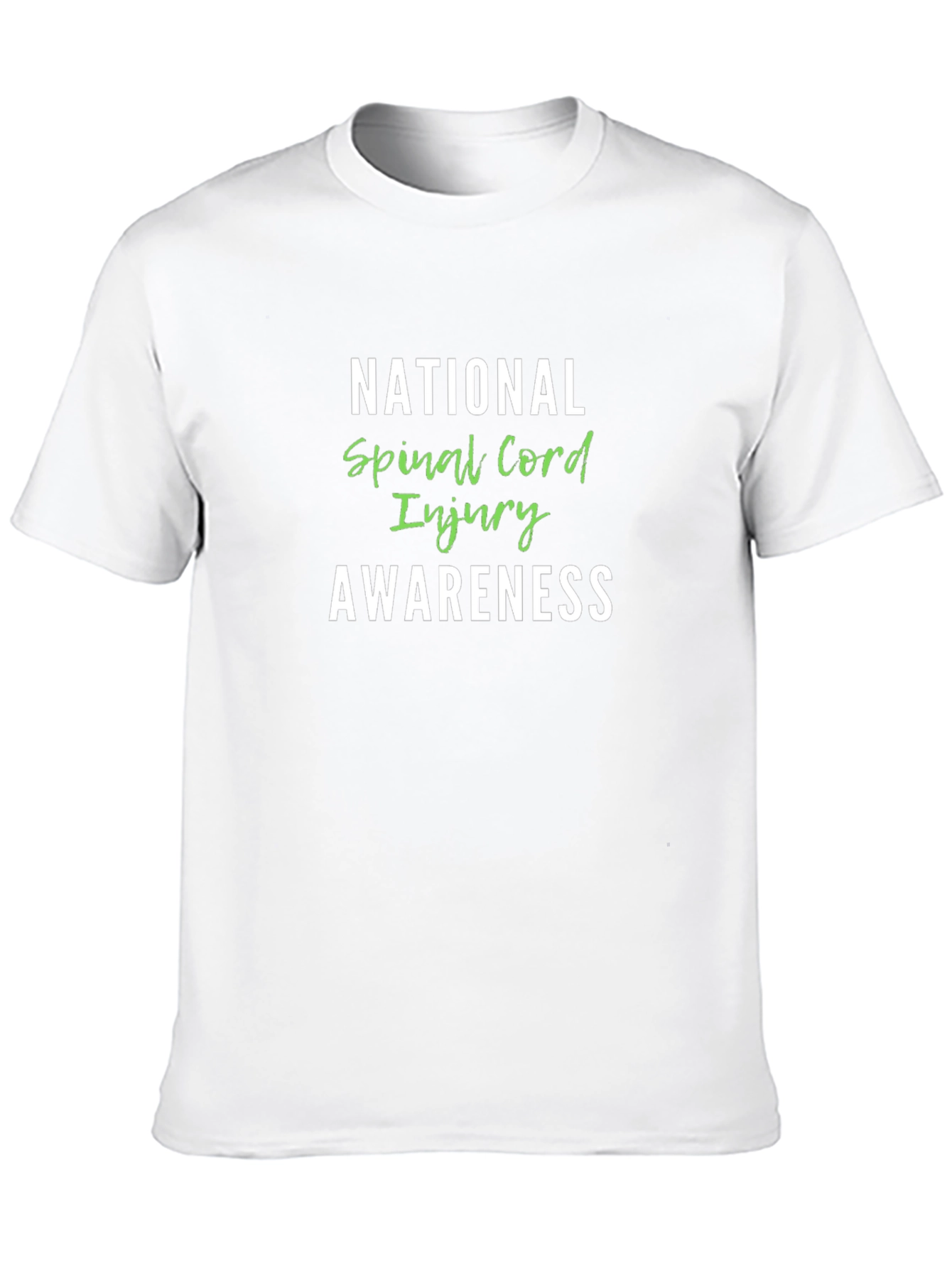 Spinal Cord Injury Awareness Graphic T-Shirt