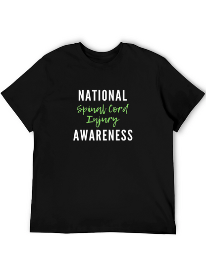 Spinal Cord Injury Awareness Graphic T-Shirt