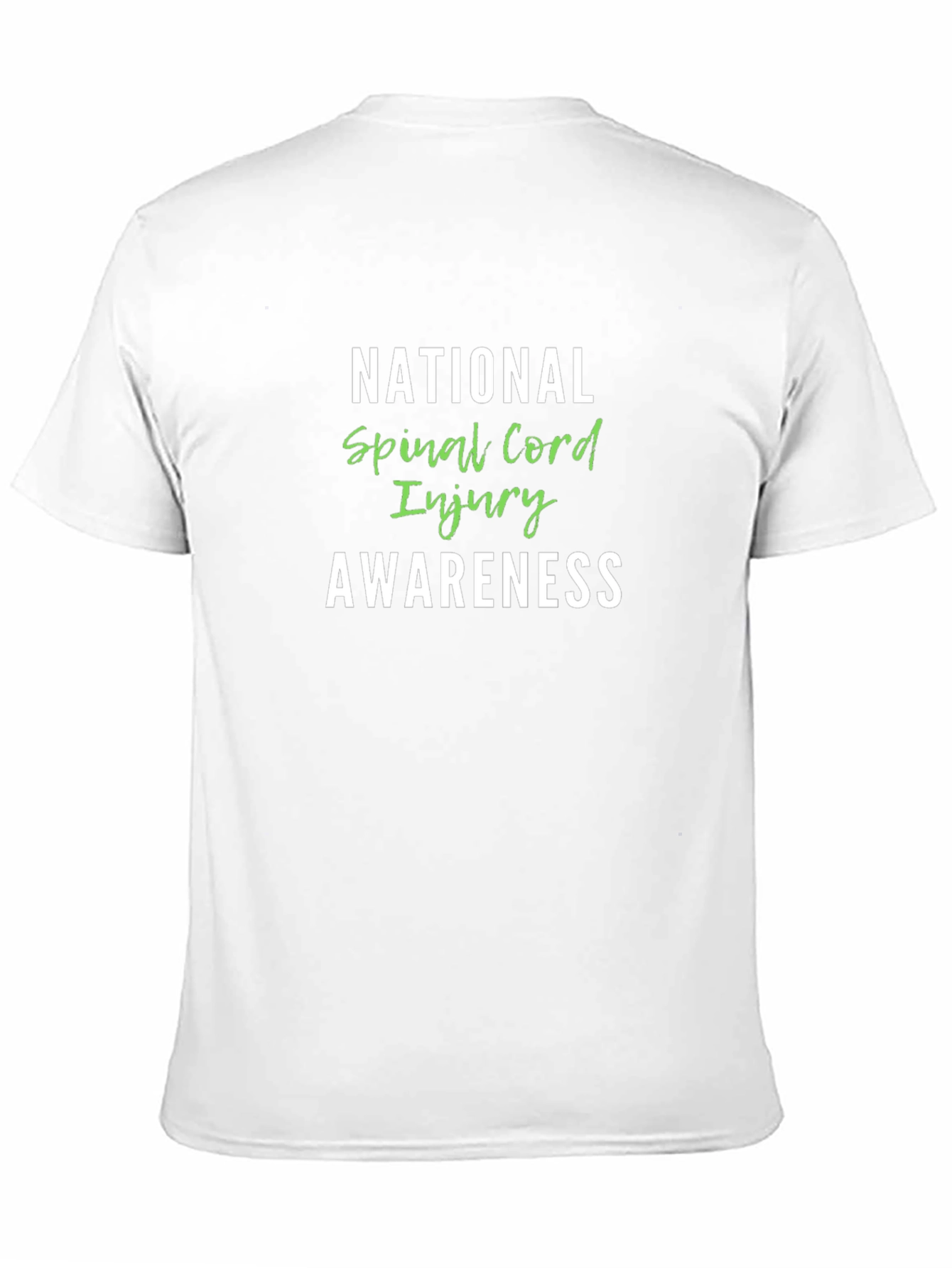 Spinal Cord Injury Awareness Graphic T-Shirt