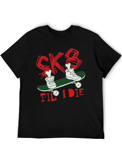 Skate Til I Die Graphic T-Shirt