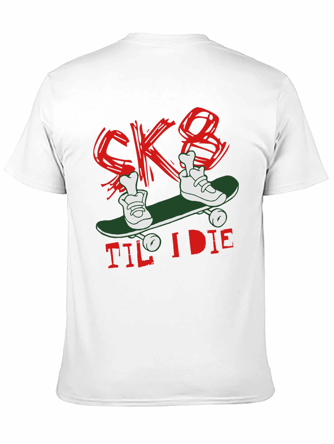 Skate Til I Die Graphic T-Shirt