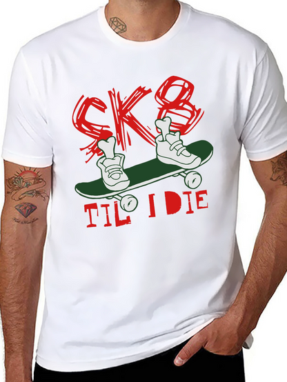 Skate Til I Die Graphic T-Shirt