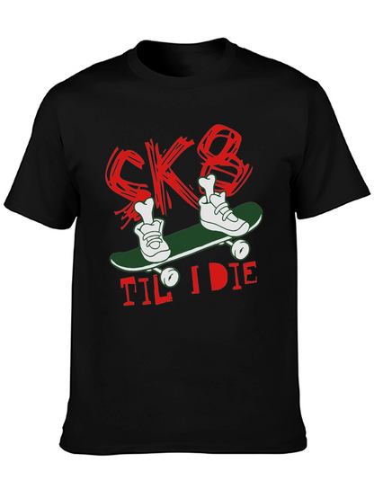 Skate Til I Die Graphic T-Shirt