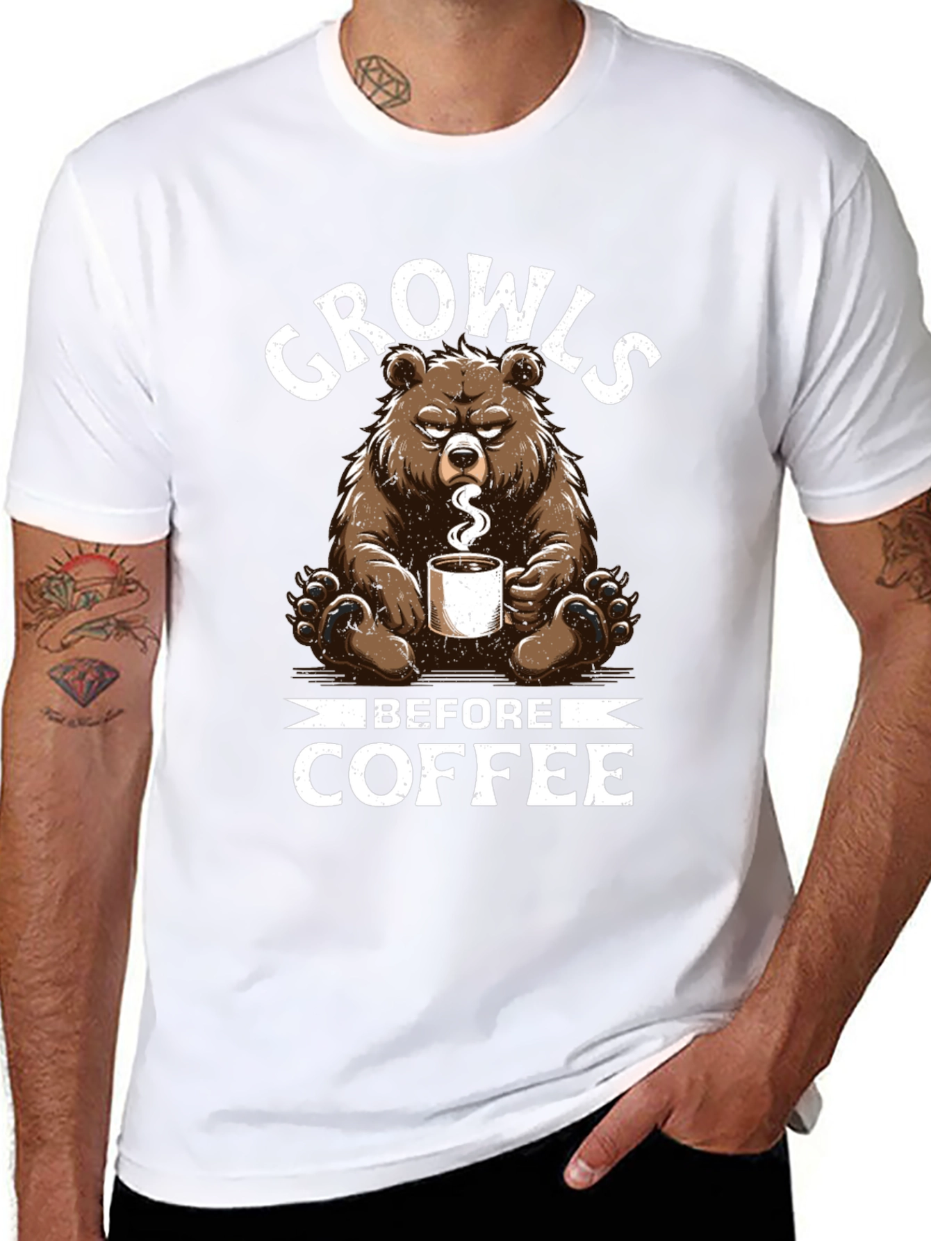 Growls Before Coffee T-Shirt