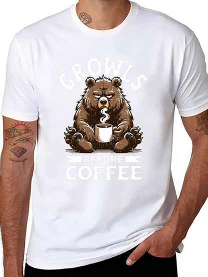 Growls Before Coffee T-Shirt