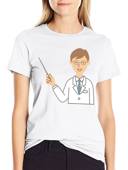Doctor Graphic Tee - Unique Design Black T-Shirt