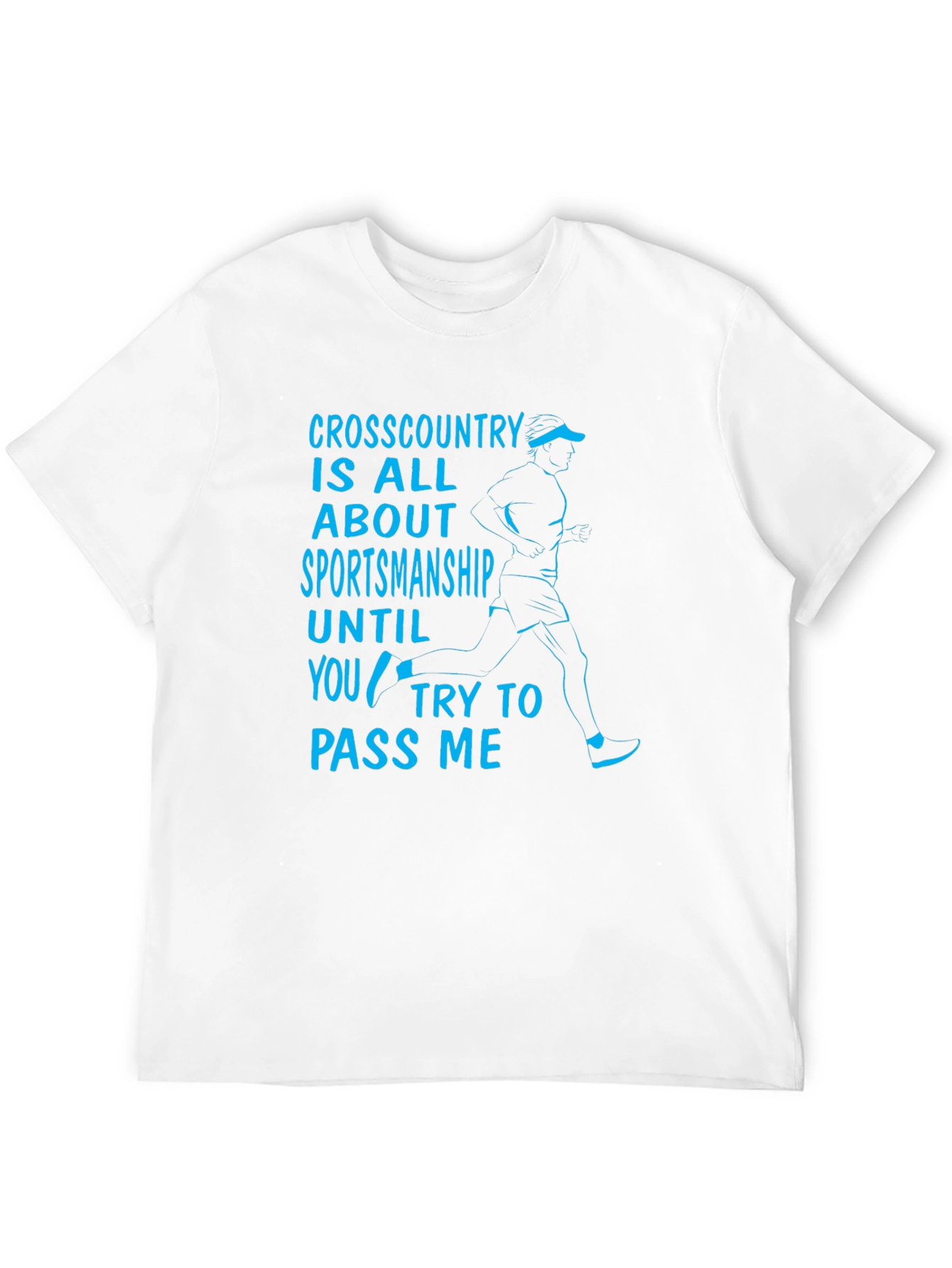Funny Cross Country Sportsmanship Graphic T-Shirt