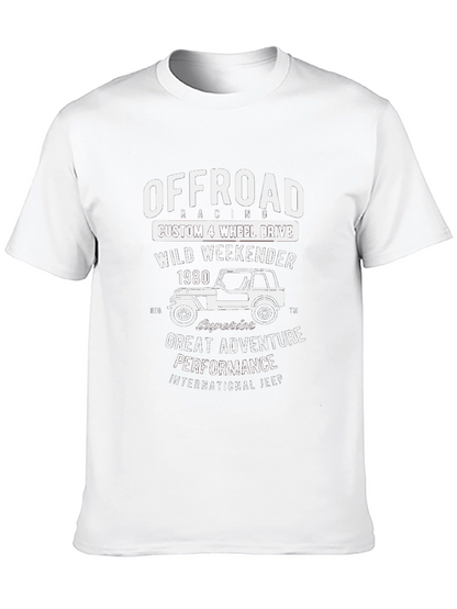 Offroad Racing Tee - Custom 4 Wheel Drive Design