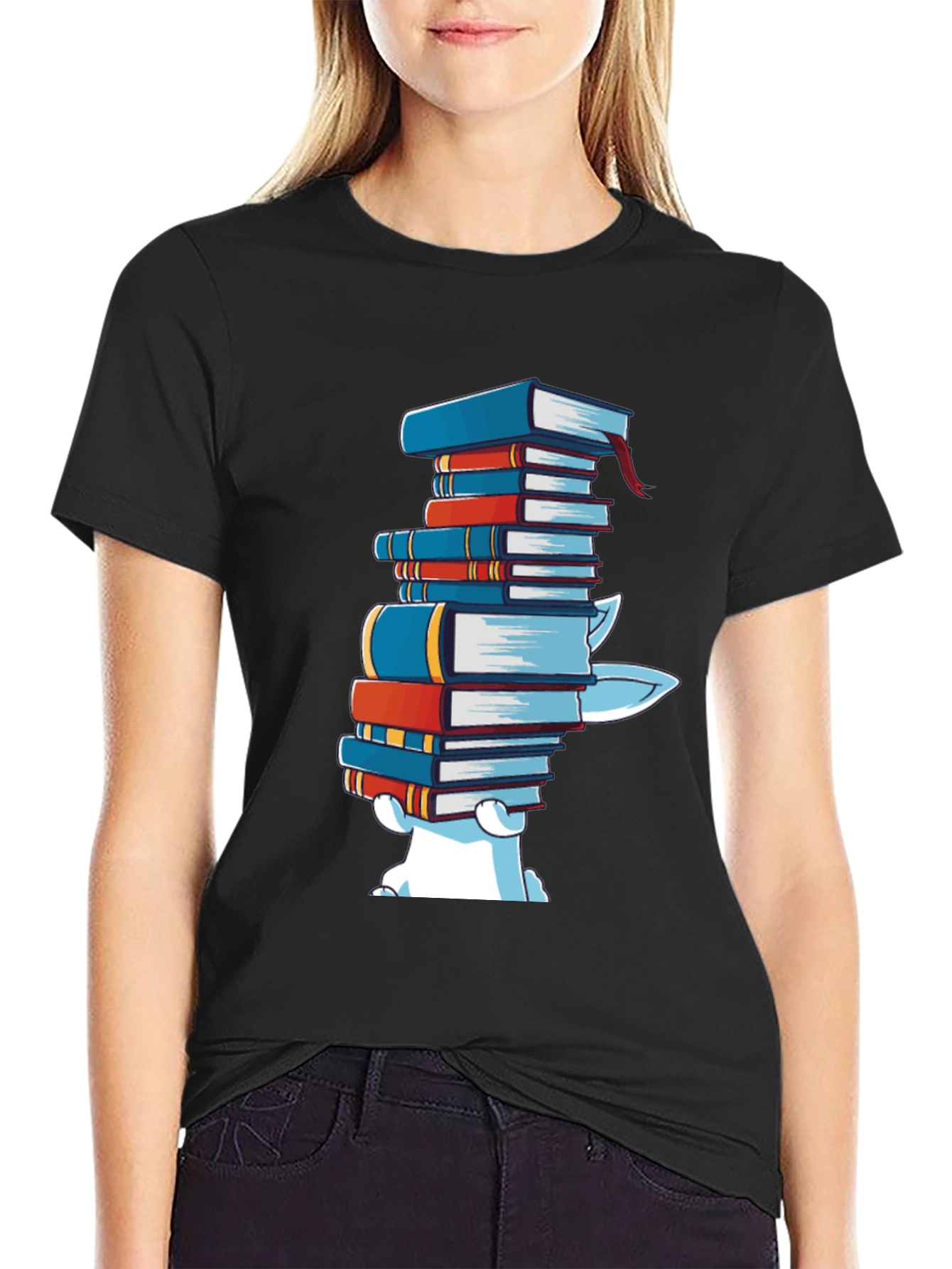 Bookworm Bear T-Shirt - Literary Humor