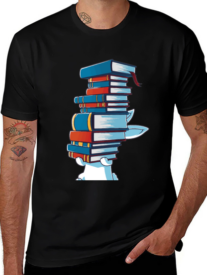 Bookworm Bear T-Shirt - Literary Humor