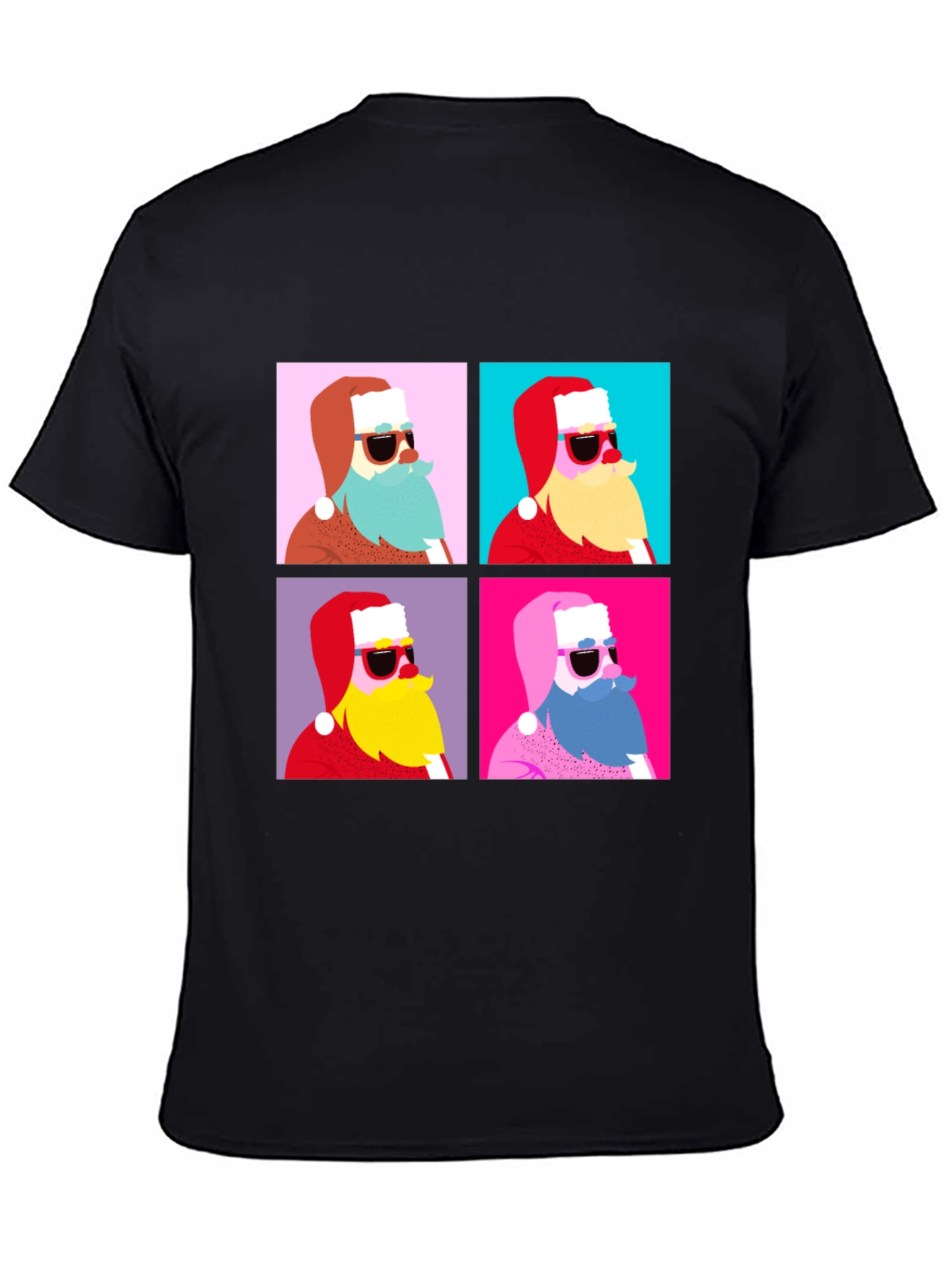 Retro Santa T-Shirt - Holiday Style