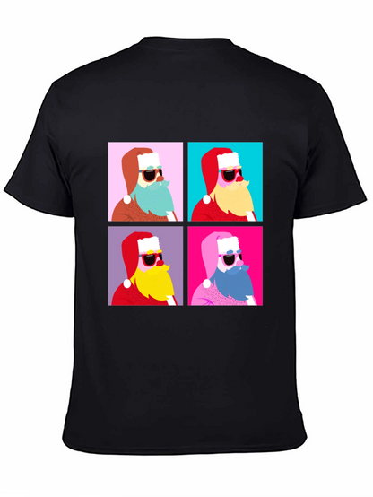 Retro Santa T-Shirt - Holiday Style