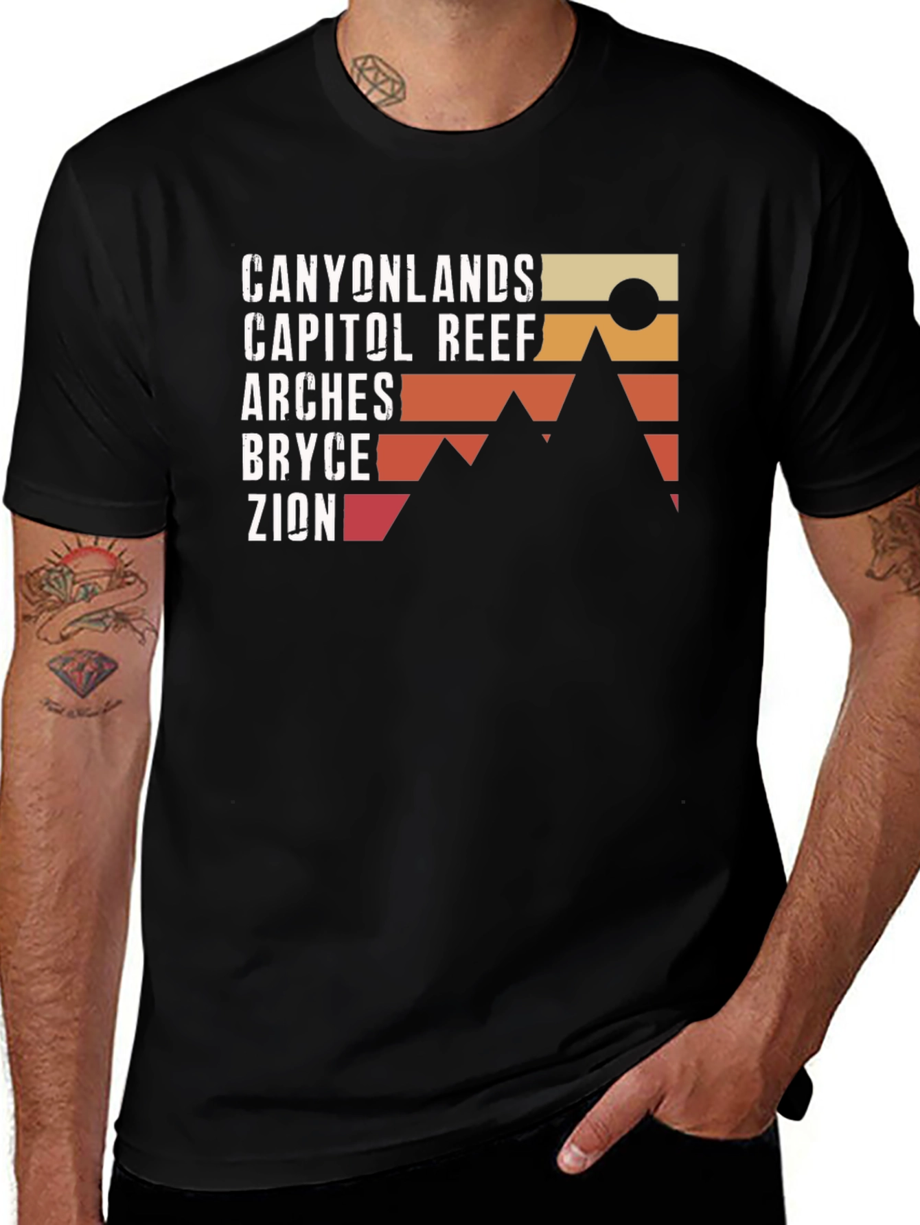 National Park T-Shirt: Canyonlands Arches Zion