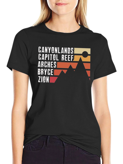 National Park T-Shirt: Canyonlands Arches Zion