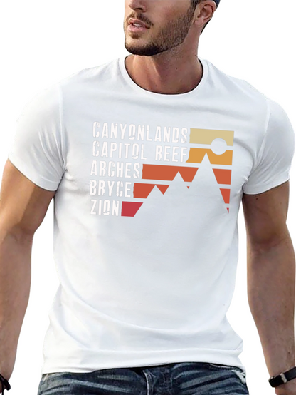 National Park T-Shirt: Canyonlands Arches Zion