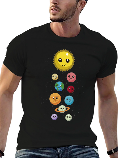 Cute Solar System T-Shirt - Unisex Graphic Tee
