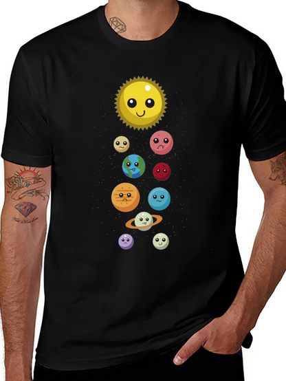 Cute Solar System T-Shirt - Unisex Graphic Tee