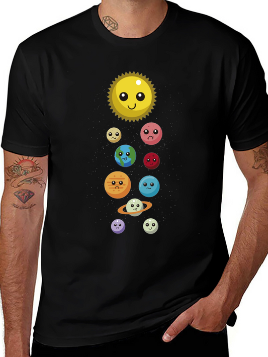 Cute Solar System T-Shirt - Unisex Graphic Tee