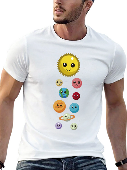 Cute Solar System T-Shirt - Unisex Graphic Tee