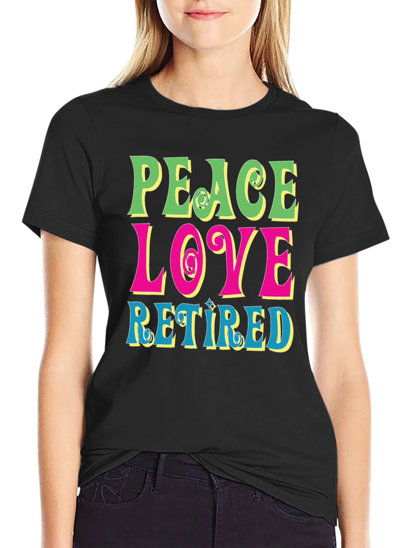 Peace Love Retired Graphic Tee