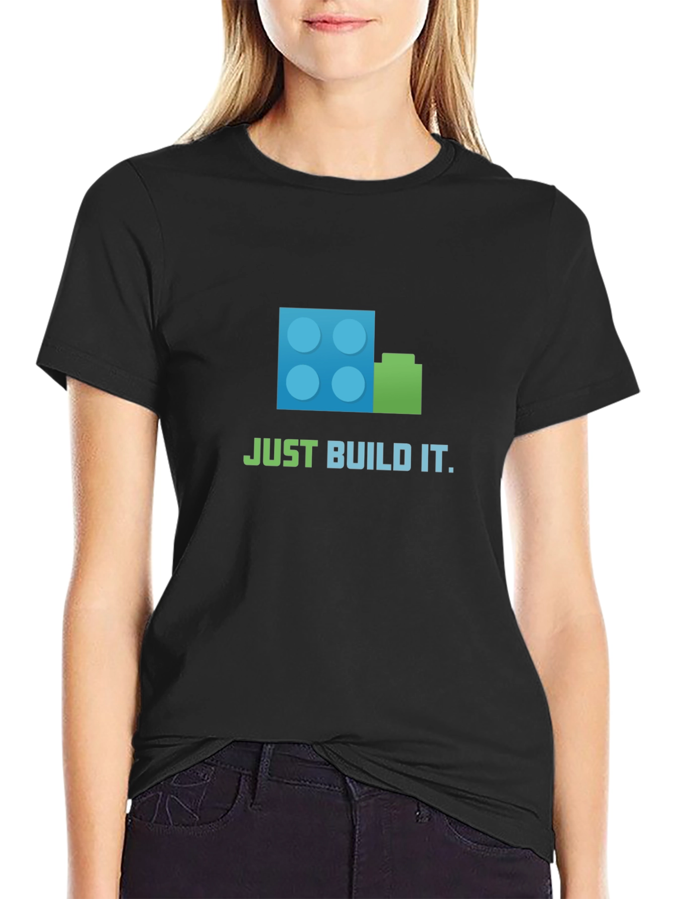 Just Build It T-Shirt - Black