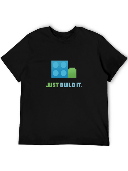 Just Build It T-Shirt - Black