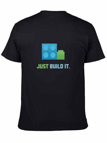 Just Build It T-Shirt - Black