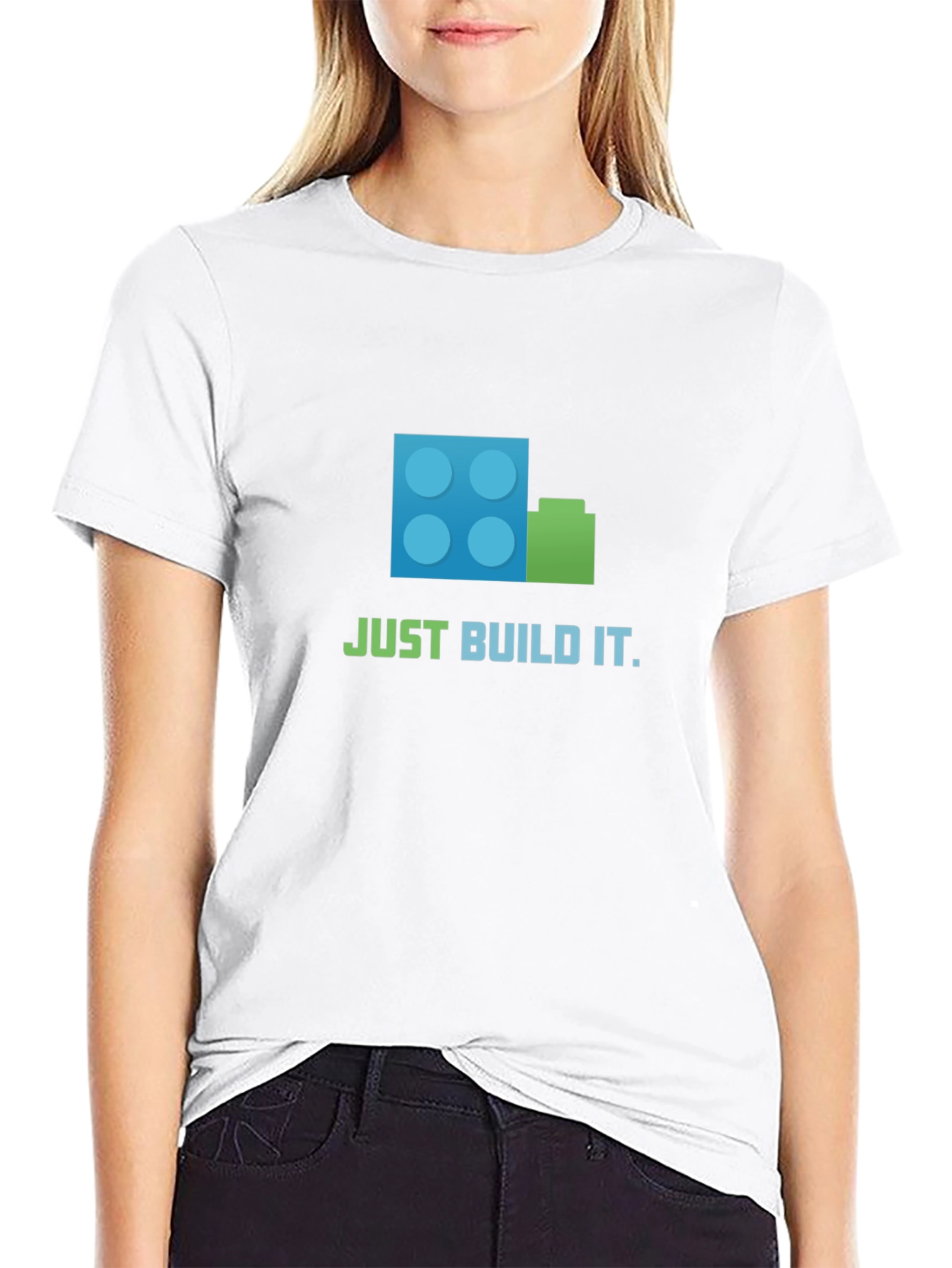 Just Build It T-Shirt - Black