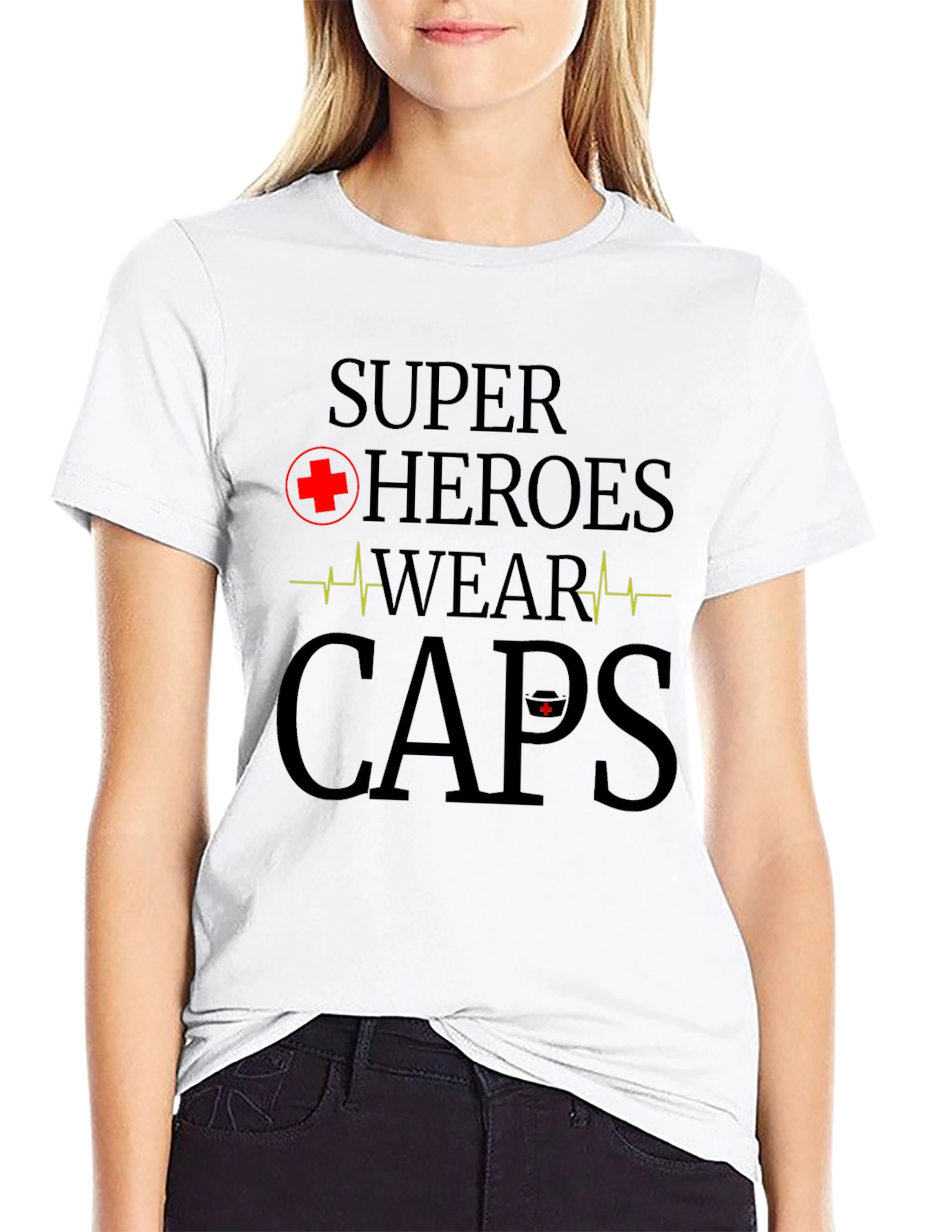 Superhero Nurse T-Shirt - Wear Caps!