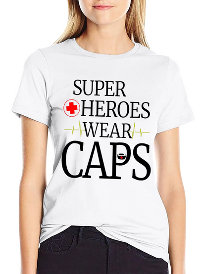 Superhero Nurse T-Shirt - Wear Caps!
