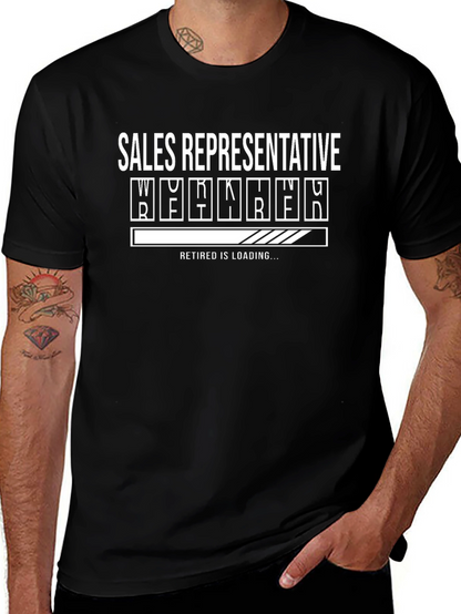 Sales Representative Retired Loading T-Shirt