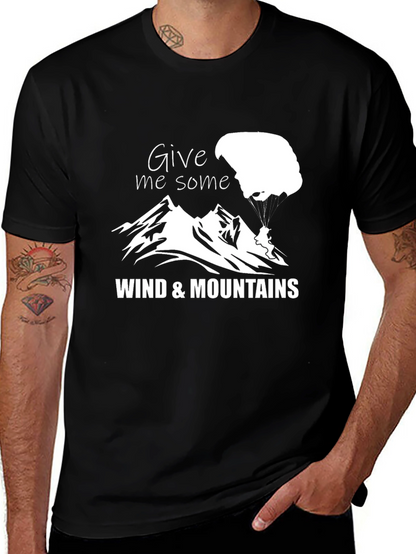 Wind & Mountains Graphic T-Shirt