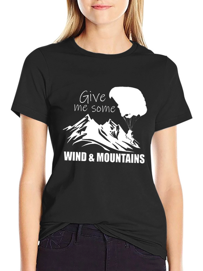 Wind & Mountains Graphic T-Shirt