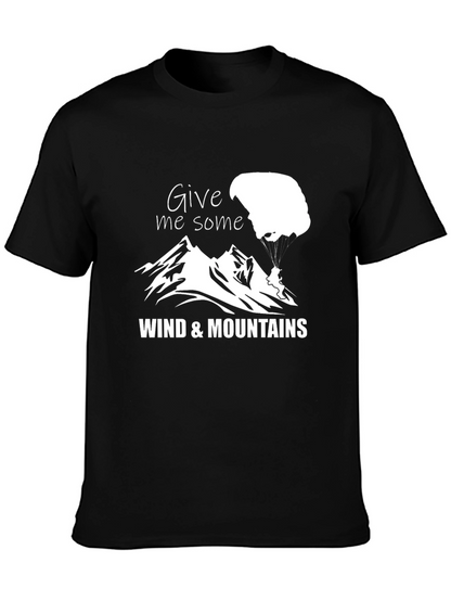 Wind & Mountains Graphic T-Shirt