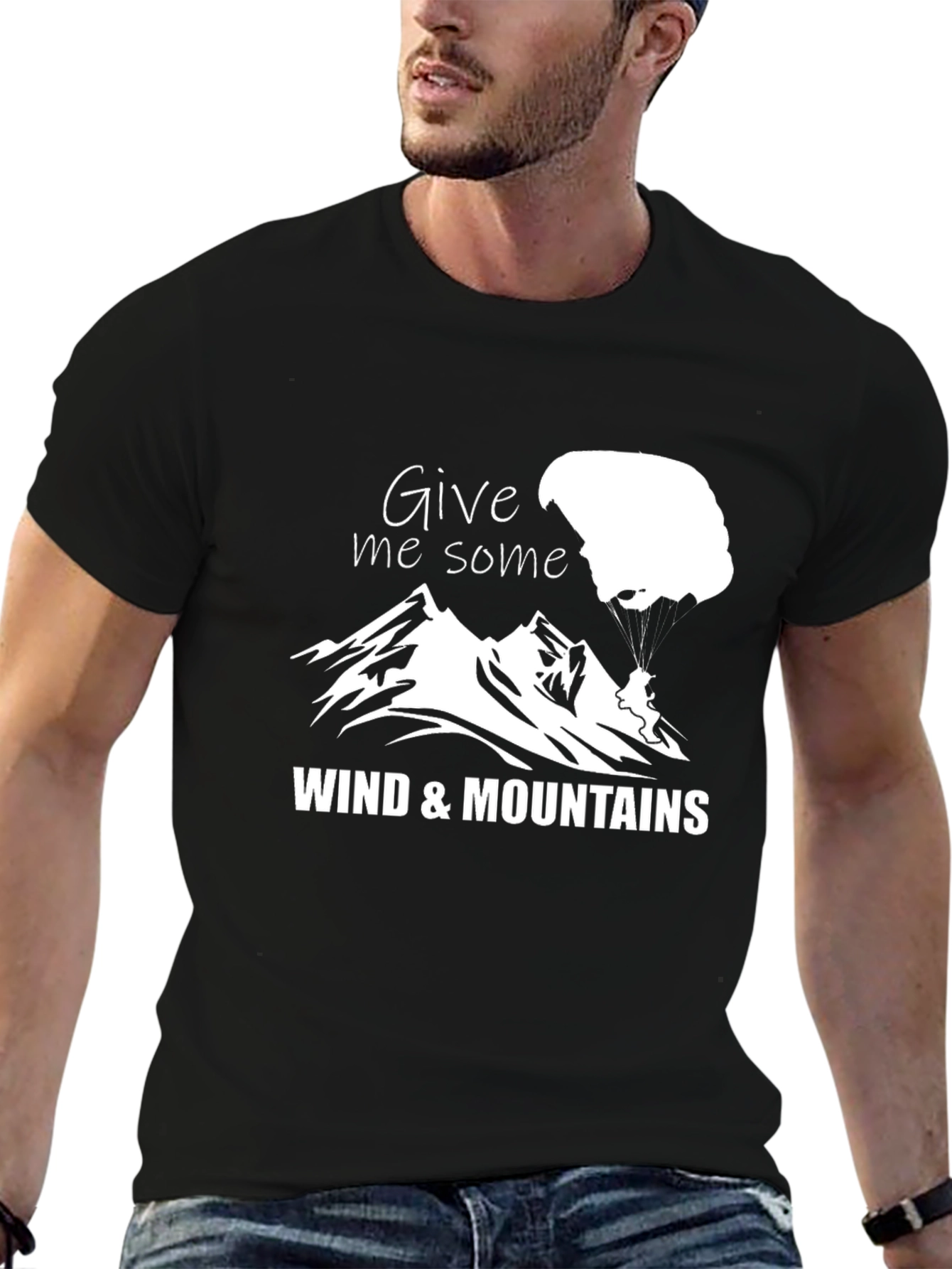 Wind & Mountains Graphic T-Shirt