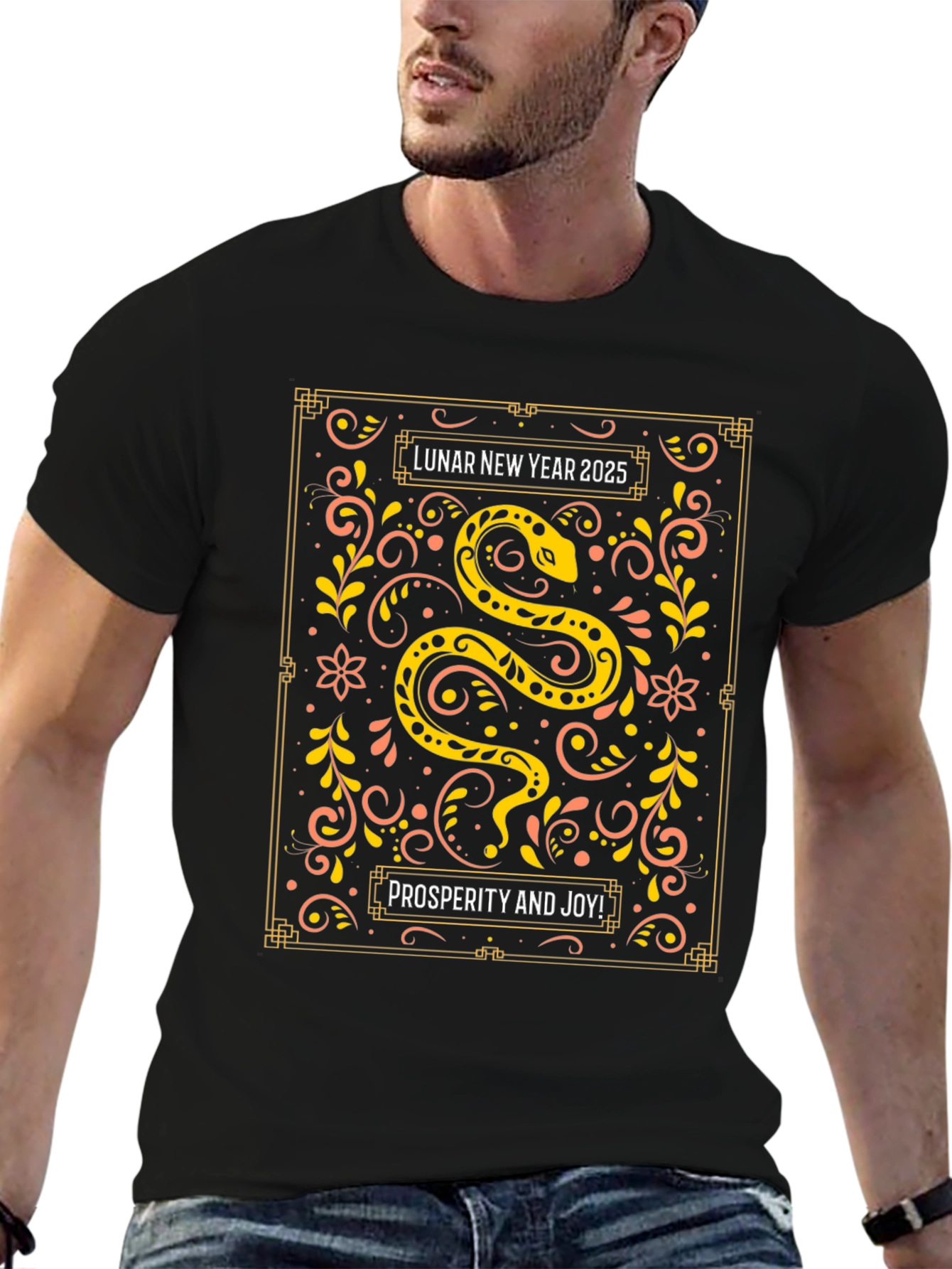 Lunar New Year 2025 Snake Graphic Tee