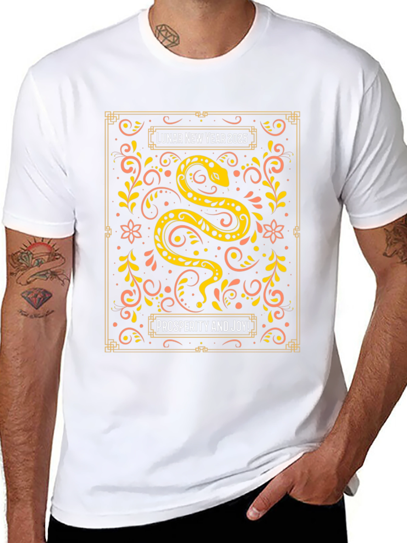 Lunar New Year 2025 Snake Graphic Tee