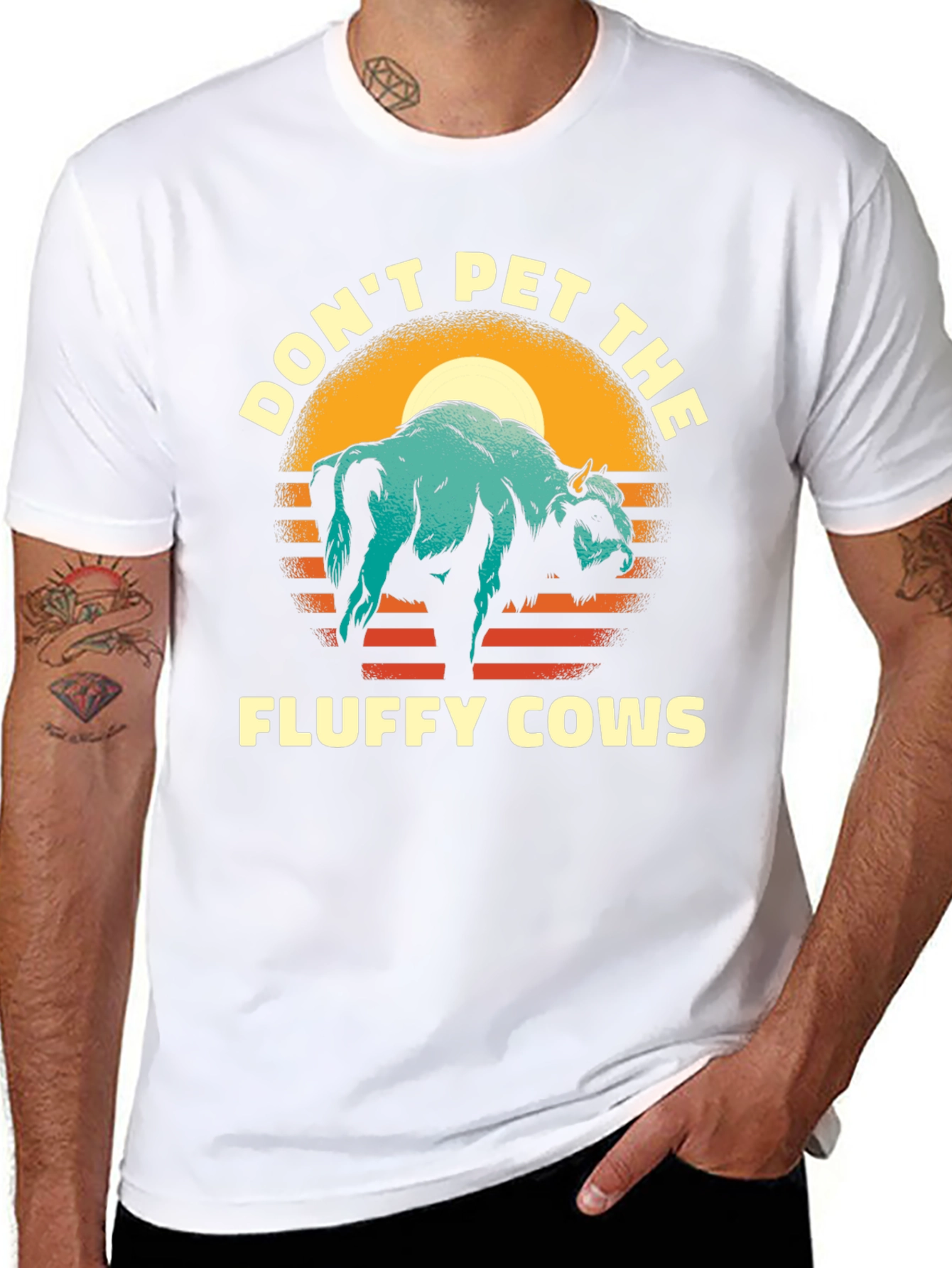 Dont Pet the Fluffy Cows T-Shirt