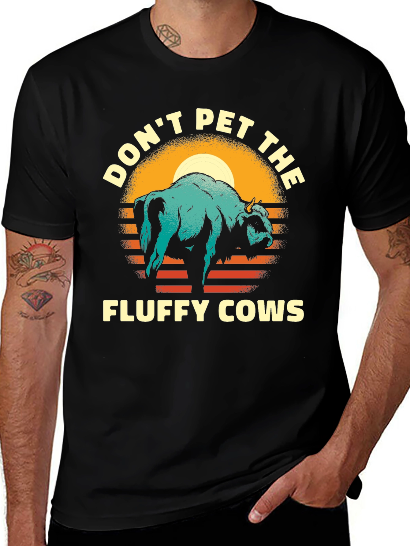 Dont Pet the Fluffy Cows T-Shirt