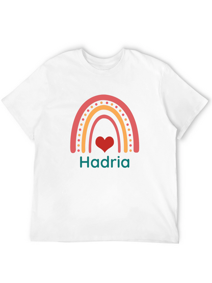 Hadria Rainbow Heart Custom T-Shirt