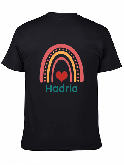 Hadria Rainbow Heart Custom T-Shirt