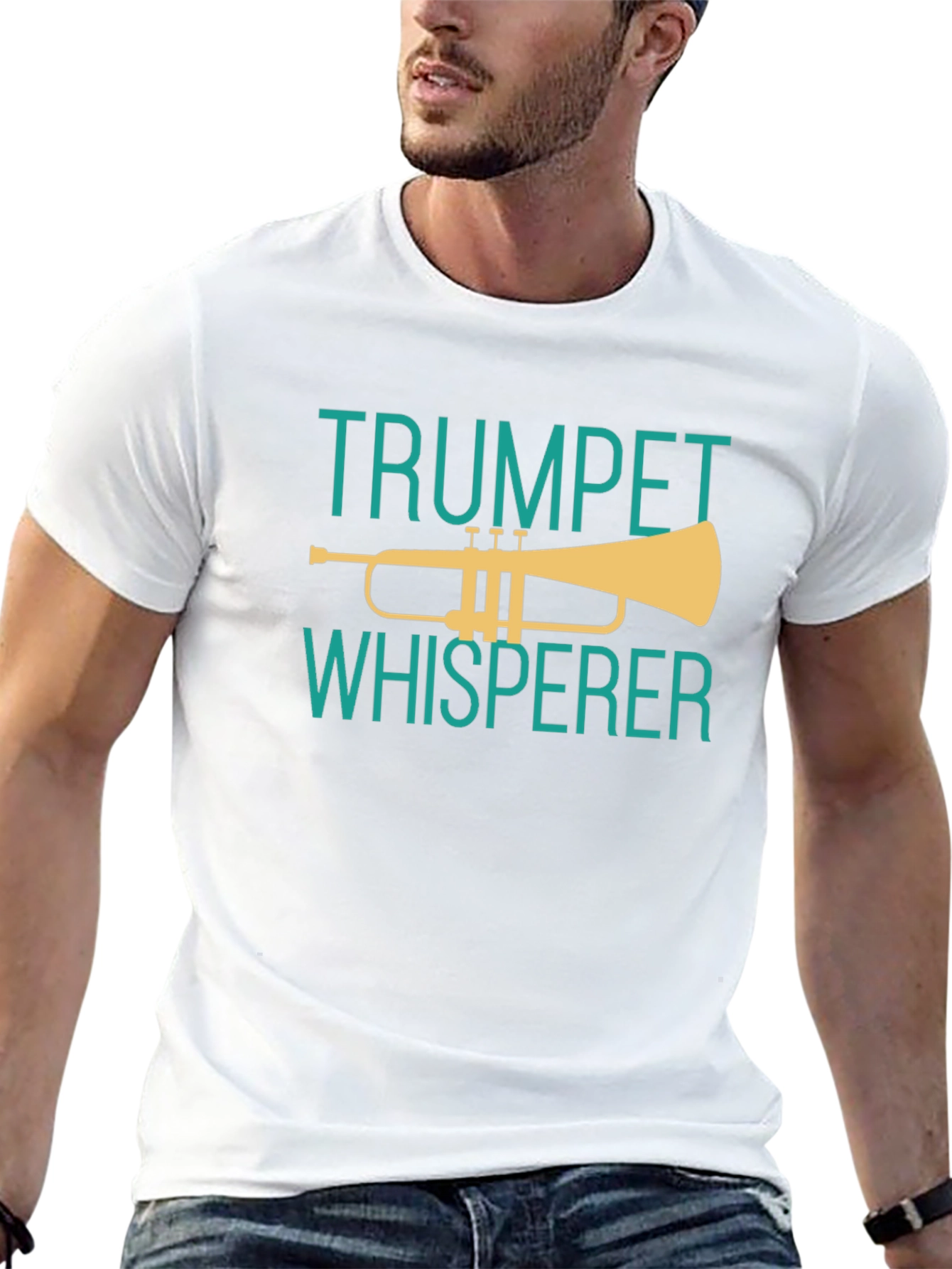 Trumpet Whisperer Graphic Tee - Music Lovers T-Shirt