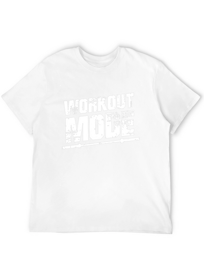 Workout Mode Black Graphic T-Shirt