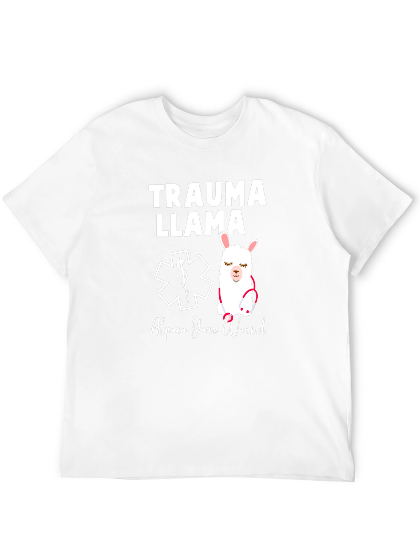 Trauma Llama T-Shirt - Alpaca Your Wound