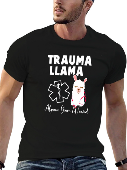 Trauma Llama T-Shirt - Alpaca Your Wound