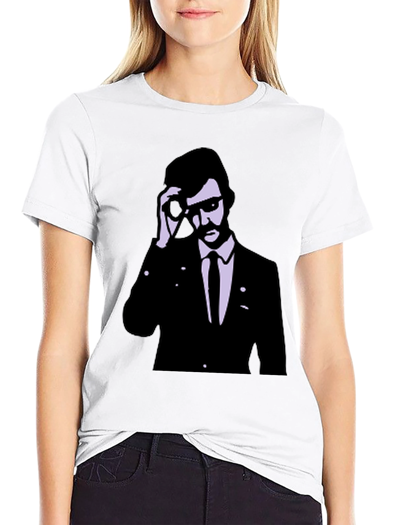 Retro Agent Graphic Tee - Cool Style